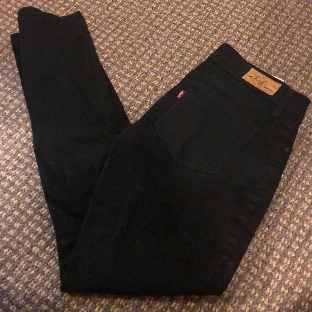Black Levi denim